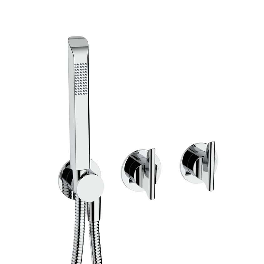 Crosswater Foile Module Chrome 2 Handle Shower Valve & Handset